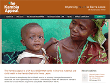 Tablet Screenshot of kambia.org.uk